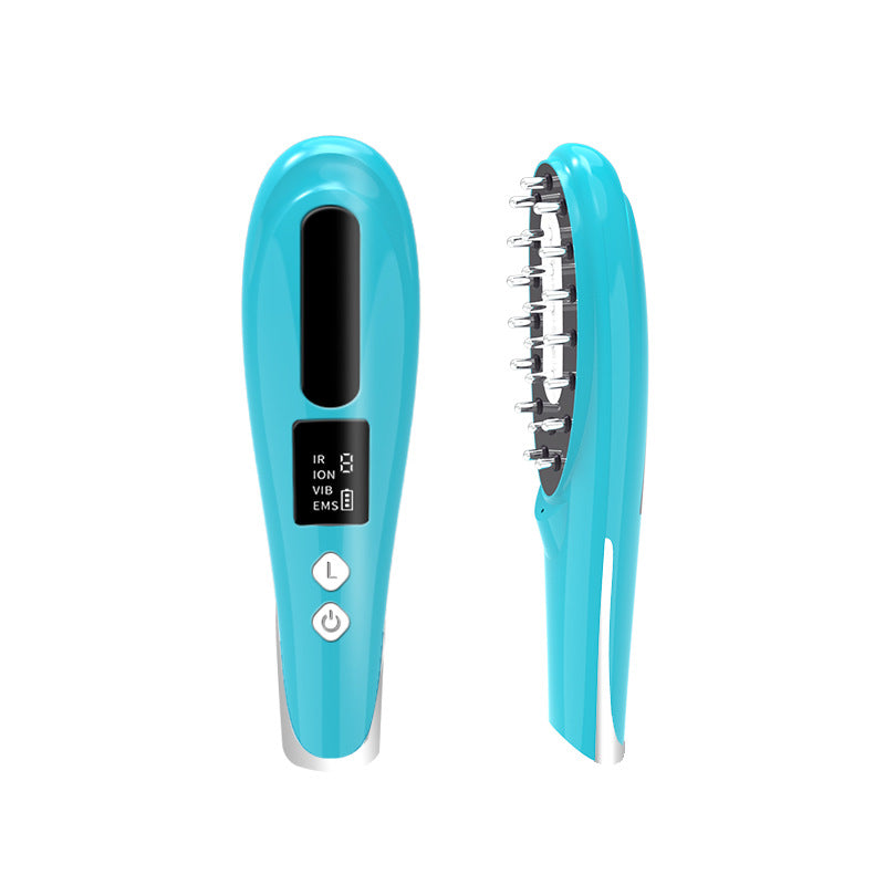 Rechargeable Scalp Massager Comb with Red Light Therapy
