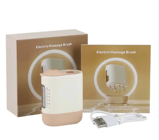 Red Light Vibration Massage Comb