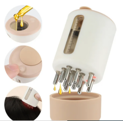 Red Light Vibration Massage Comb